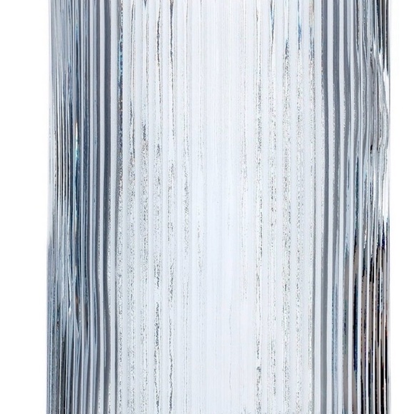 BH&G Glass 8” Hurricane Candle Holder, Blue - Picture 2 of 5